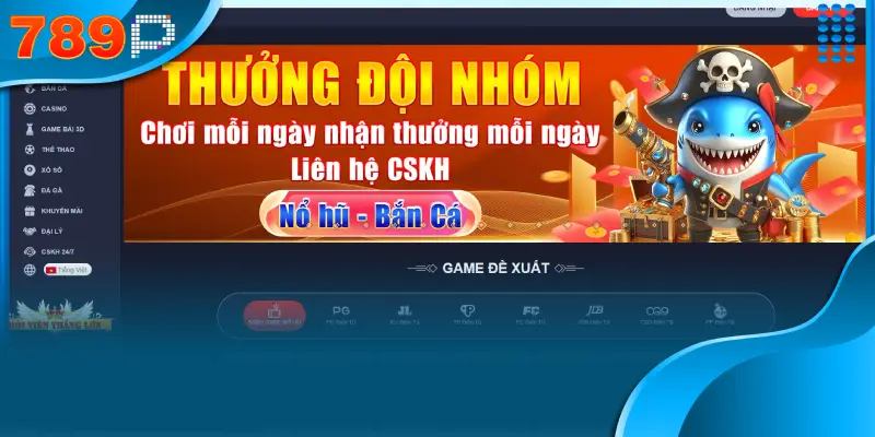 Giao diện của nền tảng casino 789P luôn đẹp mắt